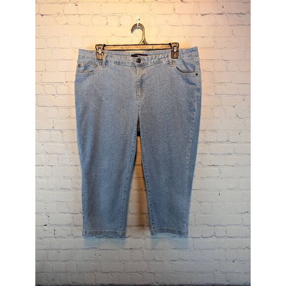 Denim 24/7 stretchy Capri Plus sized pants 18w - Picture 1 of 3